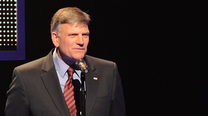 NASHVILLE, TN - APRIL 21:  TV Personality Franklin Graham at The 41st Annual GMA Dove Awards at The Grand Ole Opry House on April 21, 2010 in Nashville, Tennessee.  (Photo by Rick Diamond/Getty Images)