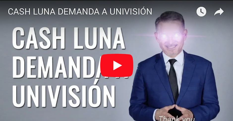 Cash Luna demanda a univision video