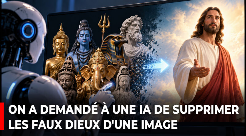 On a demandé à une IA de supprimer les faux dieux d’une image, et sa réponse concernant Jésus a surpris sur les réseaux sociaux On a demandé à une IA de supprimer les faux dieux d'une image