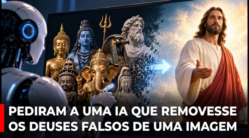 Pediram a uma IA que removesse os deuses falsos de uma imagem, e sua resposta sobre Jesus surpreendeu nas redes sociais Pediram a uma IA que removesse os deuses falsos de uma imagem